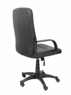 FORÖL Modelo Villa - Sillón de dirección ergonómico con mecanismo basculante y regulable en altura - Tapizado en similpiel color negro