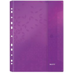 Copri patta WOW. PP Multitrapano. Copia sicura. DIN A4. 11 fori, colori assortiti