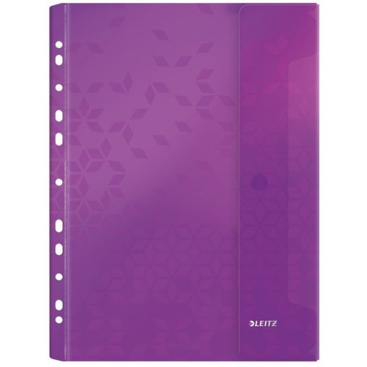 Copri patta WOW. PP Multitrapano. Copia sicura. DIN A4. 11 fori, colori assortiti