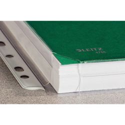 20 mm capacity bellows cover (Bag 5). PVC with 170 micron reinforcement. Multidrill. DIN A4. 11 holes