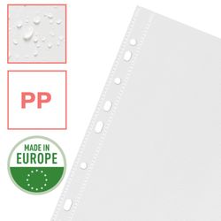Document case (Bag 25) PP "Orange peel" ColourBreeze. Multidrill. Copysafe. Economic quality. DIN A4. 11 holes