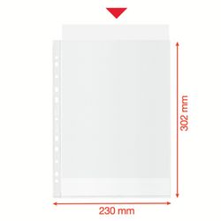 Dokumentenkoffer (Kasten 50). PP „Orangenhaut“ mit Verstärkung. 100 Mikrometer. Recycelte Esselte. DIN A4. 11 Löcher