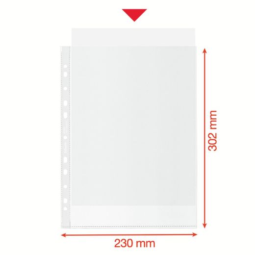 Dokumentenkoffer (Kasten 50). PP „Orangenhaut“ mit Verstärkung. 100 Mikrometer. Recycelte Esselte. DIN A4. 11 Löcher