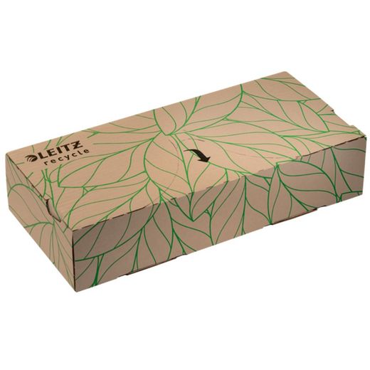 Couvertures porte-documents (Boîte 40). PP "Peau d'orange). Présentation à portée de main. 70 microns. Leitz Recycle. DIN A4. 11 trous