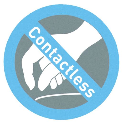 Petrus contactloze nietmachine mod. E-310 (voeding 4 batterijen van 1,5 V niet inbegrepen), metallic blauw