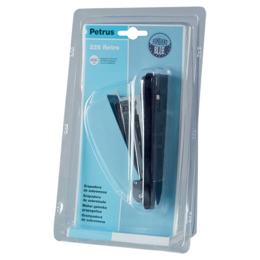 Petrus nietmachine mod. 226 Retro (blister), fondant blauw