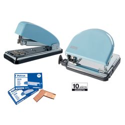 Petrus nietmachine mod. 226 Retro (blister), fondant blauw