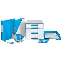 Cucitrice Petrus mod. 635 WOW (blister), blu metallizzato