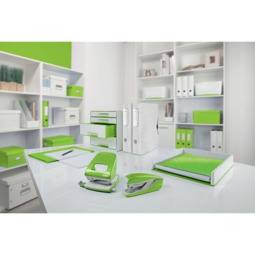 Grapadora Petrus mod. 635 WOW (blíster), verde metalizado