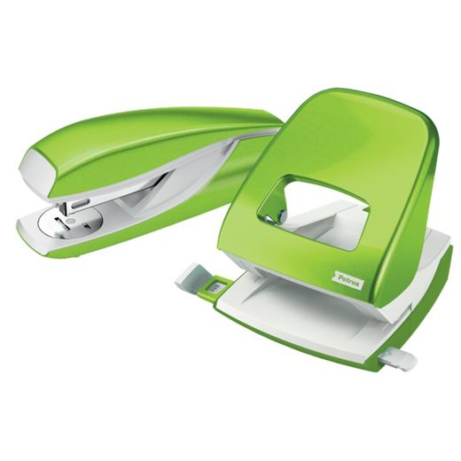 Grapadora Petrus mod. 635 WOW (blíster), verde metalizado