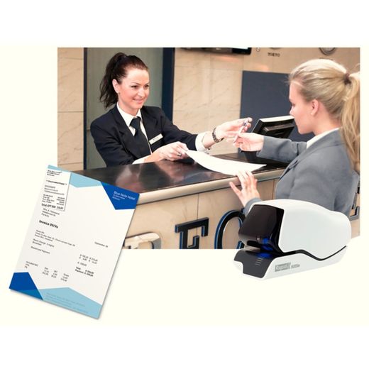 Agrafeuse rapide mod. 5025E, blanc