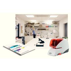 Nietmachine Rapid mod. 5050E, zilver/oranje