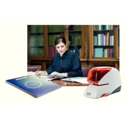 Nietmachine Rapid mod. 5050E, zilver/oranje