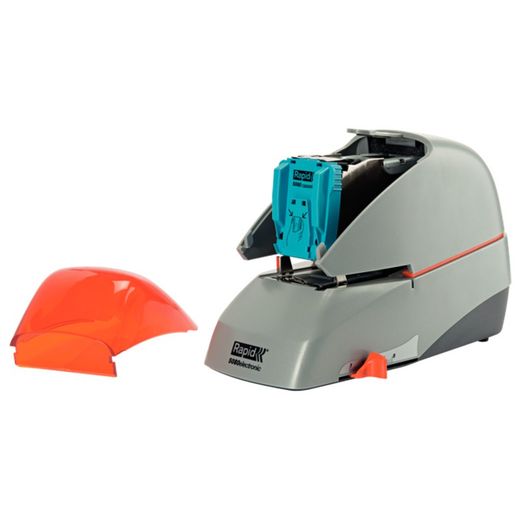 Hefter Rapid mod. 5080E, silber/orange