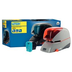 Hefter Rapid mod. 5080E, silber/orange