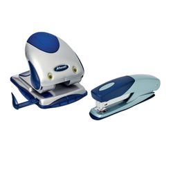 Agrafeuse Rexel TORADOR, argent/bleu