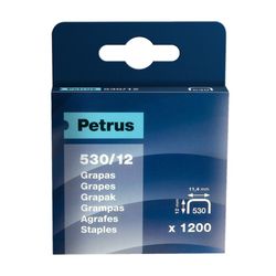 Modyfikacja zszywek Petrusa. 530/12mm. Box 1200 sztuk miedź