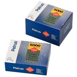 Grapas Petrus mod. 530/12 mm. Caja 5000 unid cobreada