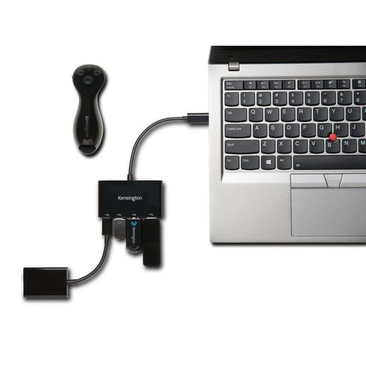 CH1000 USB-C-Hub mit 4 Anschlüssen