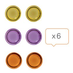 Magneti NOBO (confezione 6) colori assortiti