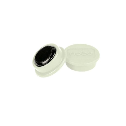 Magneti NOBO per lavagna, 13mm, 10 pezzi, bianco
