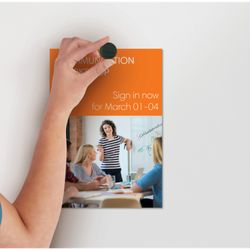 NOBO-Magnete für Whiteboard, 13 mm, 10 Stück, schwarz