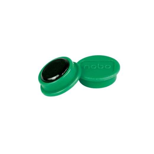 Magneti per lavagna bianca NOBO, 13 mm, 10 pezzi, verde