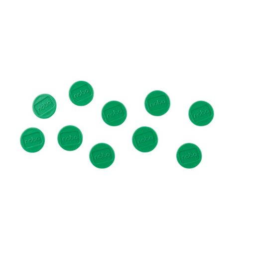 NOBO Whiteboard-Magnete, 24 mm, 10 Stück, grün