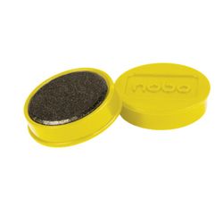 Magneti NOBO per lavagna, 32mm, 10 pezzi, gialli