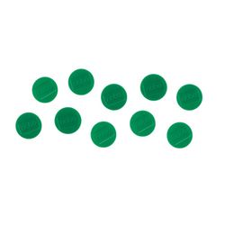 NOBO whiteboard magnets, 32mm, 10 pieces, green