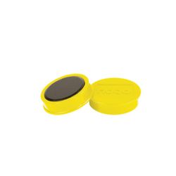 Magneti per lavagna bianca NOBO, 38 mm, resistenza 1,5 kg, 10 unità, giallo