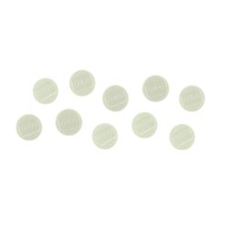 NOBO whiteboard magnets, 38mm, 2.5kg resistance, 10 pieces, white