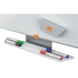 NOBO-magneten voor whiteboards (4) (NOBO-logo), oranje