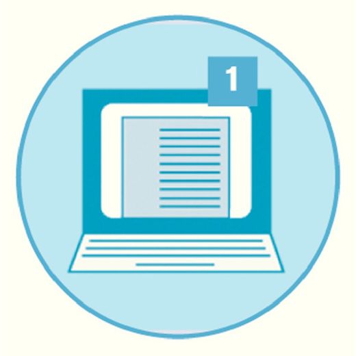 Index of projects Printable Esselte. DIN A4. PP tabs 1-5, multicolored