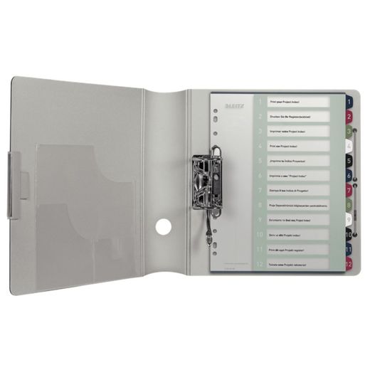 Index des projets Imprimable Leitz STYLE. DIN A4. Onglets PP 1-12
