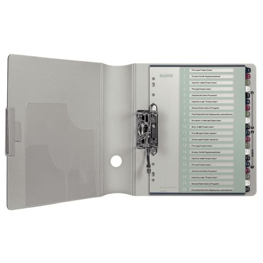 Índice de projetos Printable Leitz STYLE. DIN A4. Abas PP 1-20