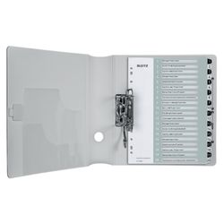 Index van projecten Afdrukbare Leitz WOW. DINA4. PP tabs 1-20, wit/zwart
