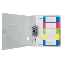 Indeks projektów Leitz WOW do druku. DIN A4. Zakładki PP 1-5