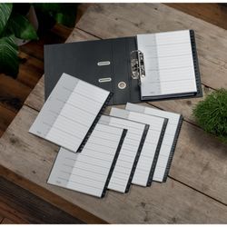 Indeks wierteł Leitz Recycle. DIN A4 maks. 20 kart od A do Z. PP z recyklingu, neutralny dla klimatu i w 100% nadający się do recyklingu, czarny