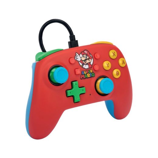 PowerA Nano kablet controller til Nintendo Switch - Mario Medley