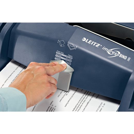 Machine à relier ImpresBIND 280, bleu/argent