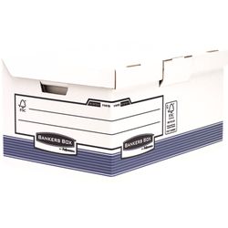 Maxi contenedor de archivos con tapa fija Azul