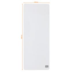 NOBO aflang minimagnettavle 140x360 mm, hvid