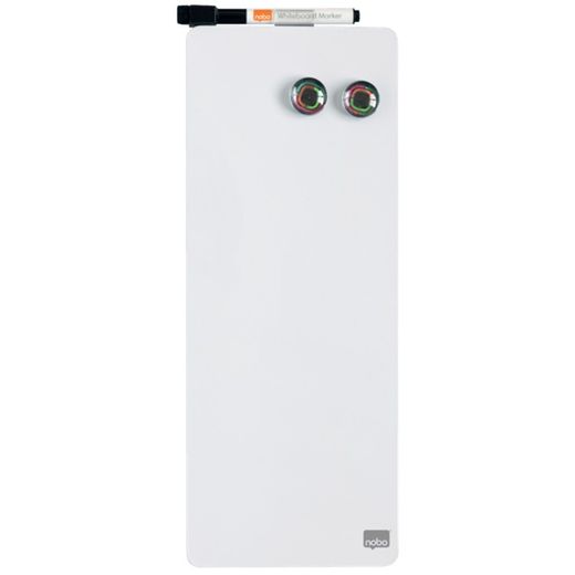 NOBO aflang minimagnettavle 140x360 mm, hvid