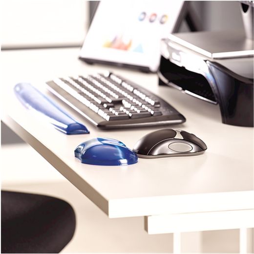 Crystal™ Mini Flexible Gel Handledsstöd Blå