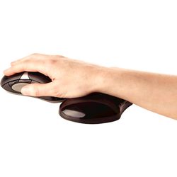 Elastyczna żelowa podpórka pod nadgarstek Crystal™ Mini, czarna