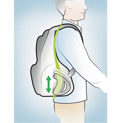 Contour™ 15,6-Zoll-Laptop-Rucksack Schwarz