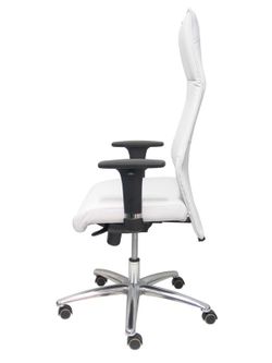 Modelo Albacete - Sillón de dirección ergonómico con mecanismo sincro y regulable en altura - Asiento y respaldo tapizados en similpiel color gris