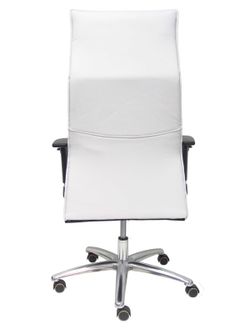 Modelo Albacete - Sillón de dirección ergonómico con mecanismo sincro y regulable en altura - Asiento y respaldo tapizados en similpiel color gris