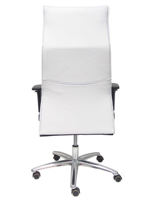 Modelo Albacete - Sillón de dirección ergonómico con mecanismo sincro y regulable en altura - Asiento y respaldo tapizados en similpiel color gris